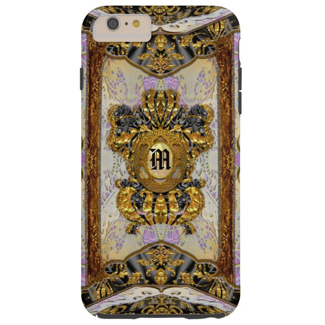 Capa Para iPhone, Case-Mate De damasco elegante de Madeline do Passementerie (Verso)