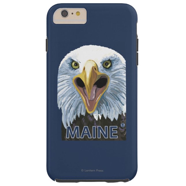 Capa Para iPhone, Case-Mate De MaineEagle fim acima (Verso)