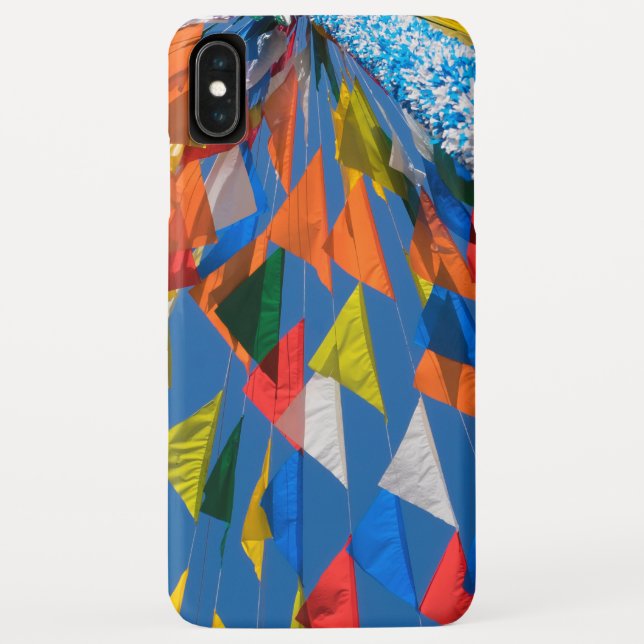 Capa Para iPhone, Case-Mate Decoração de Sinalizador de Triângulo (Verso)
