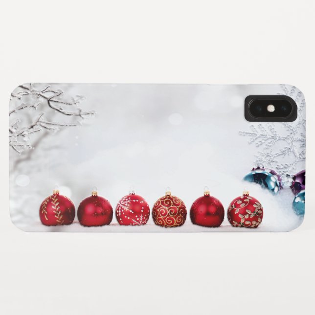 Capa Para iPhone, Case-Mate Decoração do enfeites de natal (Verso (Horizontal))