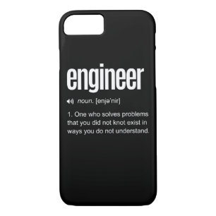 Capa iPhone 8/7 Definição de Engenheiro engraçada