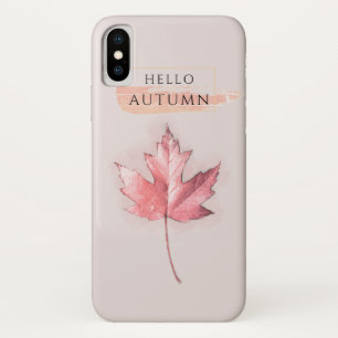 Capa Para iPhone Da Case-Mate Desenho de Folha de Outono Elegante e Moderno