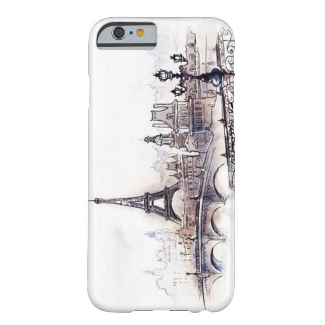 Capa Para iPhone, Case-Mate Desenho de Paris (Verso)