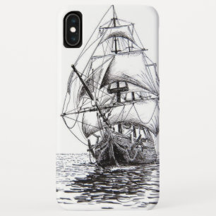 Capa Para iPhone Da Case-Mate Desenho do navio de pirata
