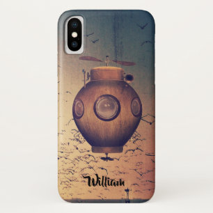 Capa Para iPhone Da Case-Mate Desenho Steampunk de Submarinos Mecânicos