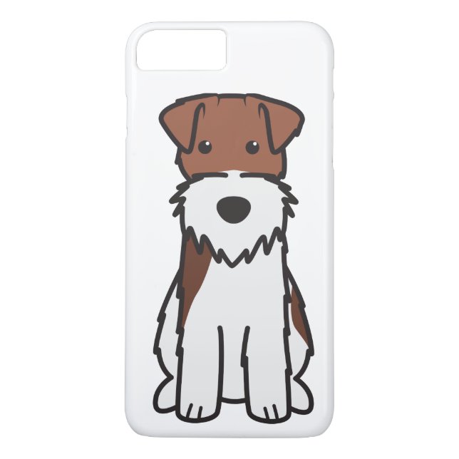 Capa Para iPhone, Case-Mate Desenhos animados do cão do Fox Terrier do fio (Verso)