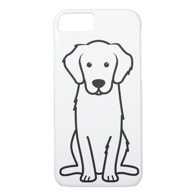 Capa Para iPhone, Case-Mate Desenhos animados do cão do golden retriever (Verso)