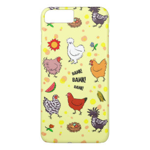 Capa iPhone 8 Plus/7 Plus Desenhos animados sem emenda bonitos do teste