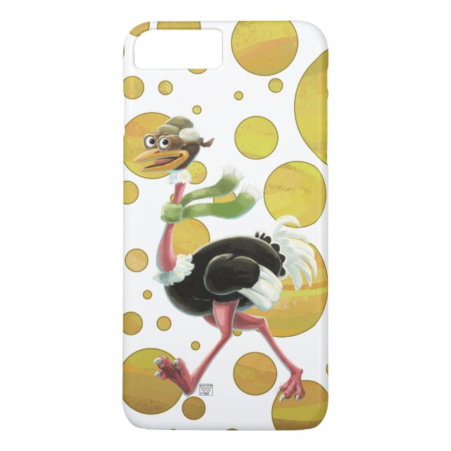 Capa Para iPhone, Case-Mate Desert Ostrich Runner (Verso)