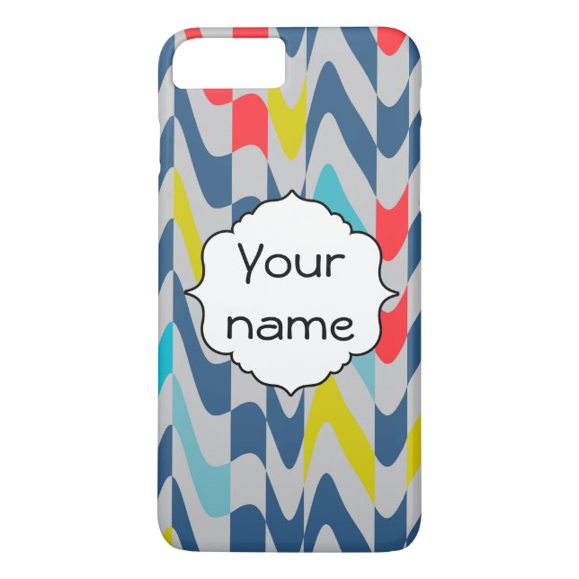 Capa Para iPhone, Case-Mate Design abstrato de onda (Verso)