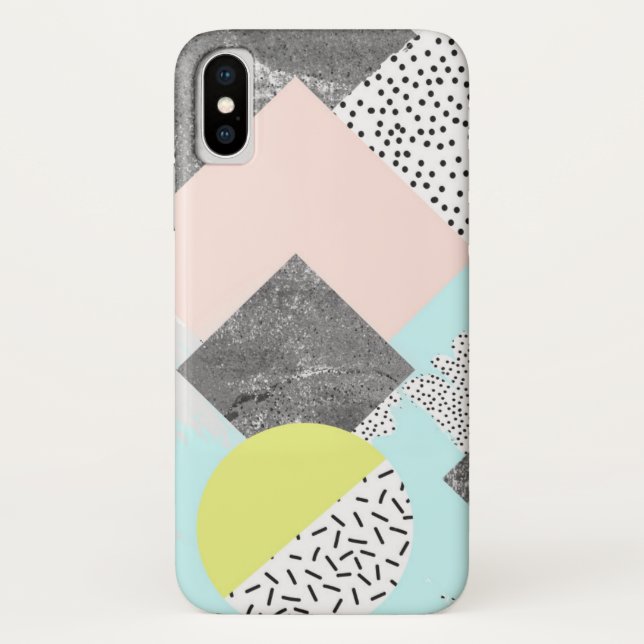 Capa Para iPhone, Case-Mate Design abstrato geométrico de Scandi (Verso)
