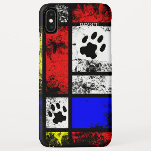 Capa Para iPhone Da Case-Mate Design Abstrato Mondrian Inspirado Em Patas De Gat