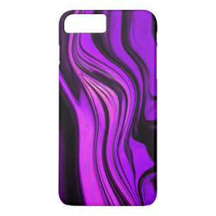 Capa iPhone 8 Plus/7 Plus Design Abstrato Roxo