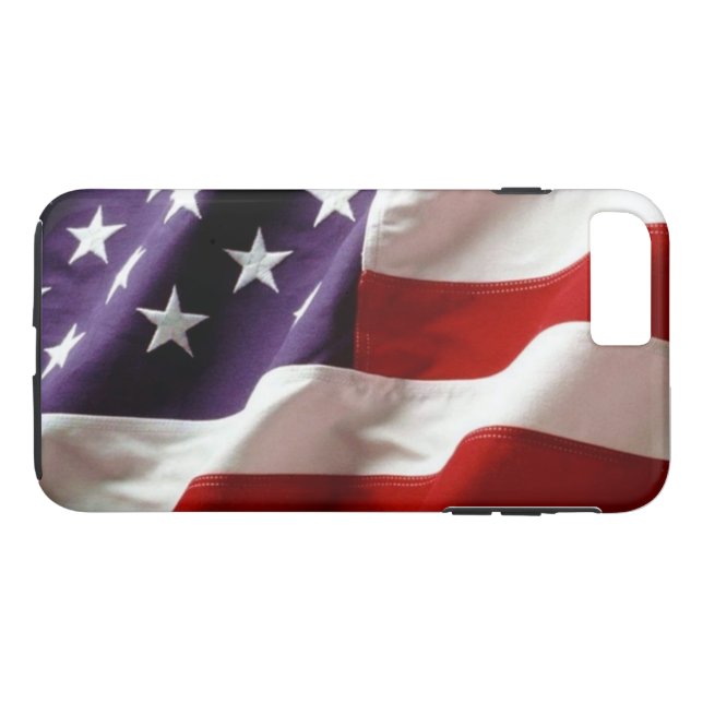 Capa Para iPhone, Case-Mate Design de Bandeira Americana (Verso (Horizontal))