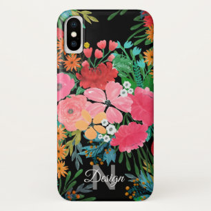 Capa Para iPhone Da Case-Mate Design de Buquê Floral cor-de-água rosa elegante