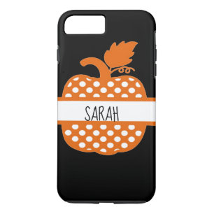 Capa iPhone 8 Plus/7 Plus Design de Colheita de Abóbora Personalizada
