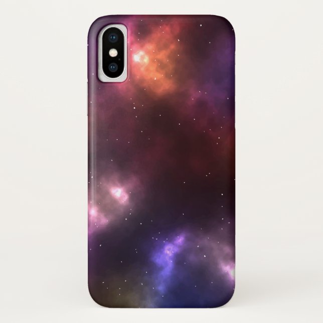 Capa Para iPhone, Case-Mate Design de Constelações do Espaço Cósmico Abstrato (Verso)