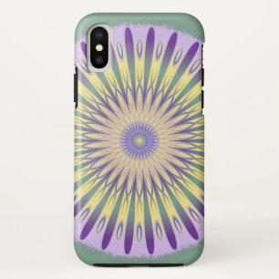 Capa Para iPhone Da Case-Mate Design de Mandala Puro Verde e Amarelo