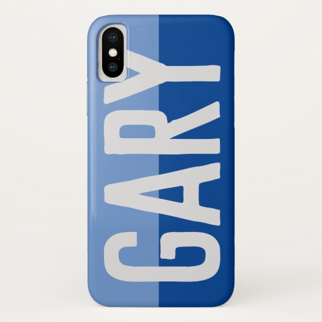 Capa Para iPhone, Case-Mate Design de nome em negrito. (Verso)
