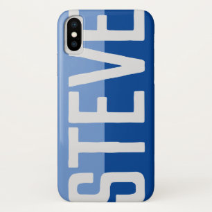 Capa Para iPhone Da Case-Mate Design de nome em negrito.