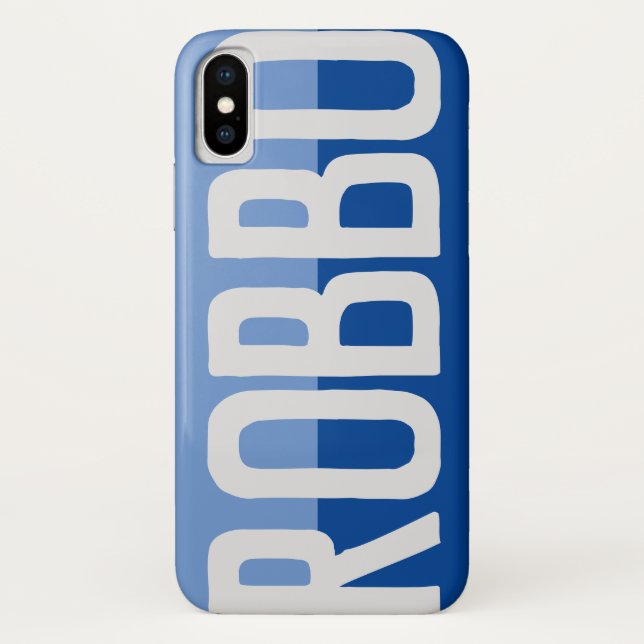 Capa Para iPhone, Case-Mate Design de nome em negrito. (Verso)