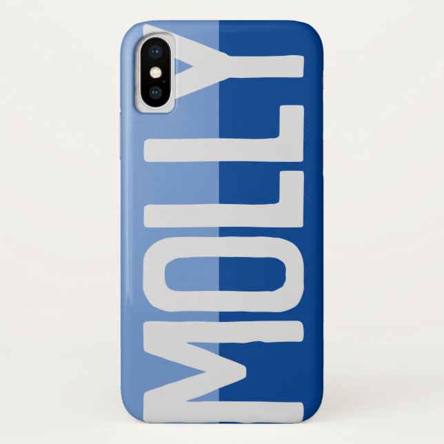Capa Para iPhone, Case-Mate Design de nome em negrito. (Verso)
