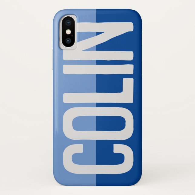 Capa Para iPhone, Case-Mate Design de nome em negrito. (Verso)