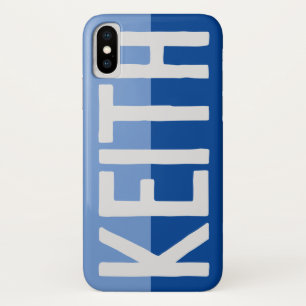 Capa Para iPhone Da Case-Mate Design de nome em negrito.