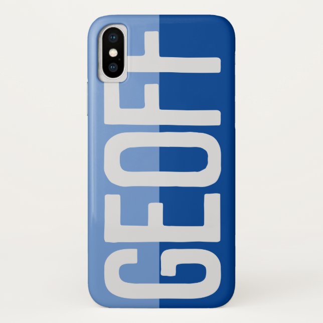 Capa Para iPhone, Case-Mate Design de nome em negrito. (Verso)