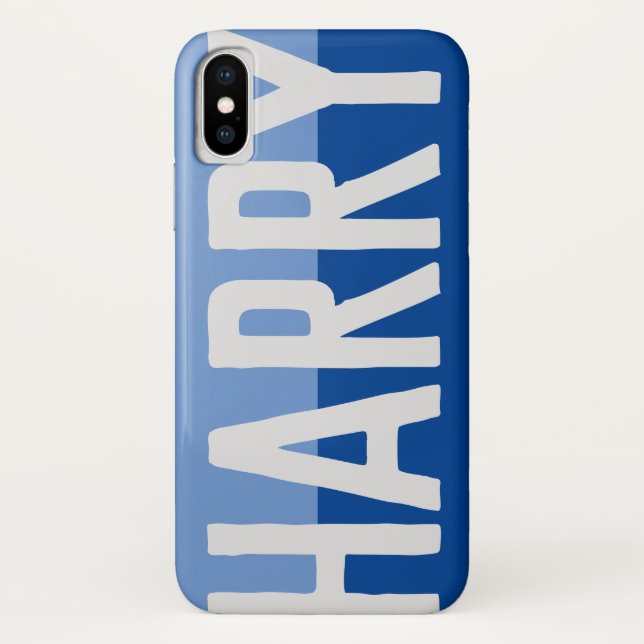 Capa Para iPhone, Case-Mate Design de nome em negrito. (Verso)