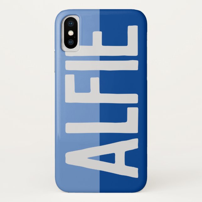 Capa Para iPhone, Case-Mate Design de nome em negrito - Alfie (Verso)