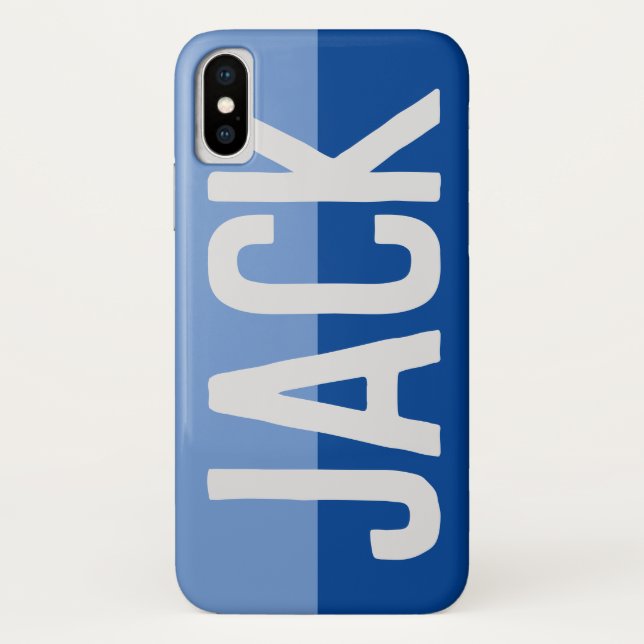 Capa Para iPhone, Case-Mate Design de Nome Negrito - Jack (Verso)
