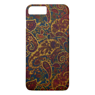 Capa Para iPhone Da Case-Mate Design de paisley castanho-escuro da safena