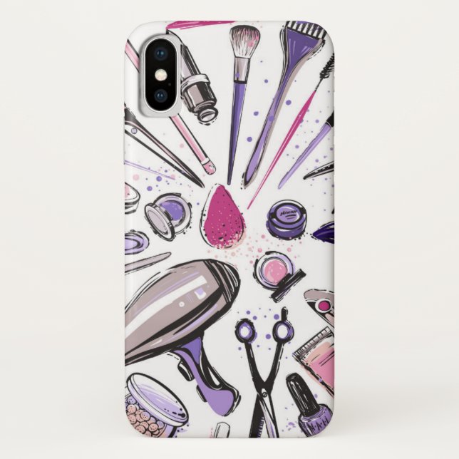 Capa Para iPhone, Case-Mate Design do círculo da composição (Verso)