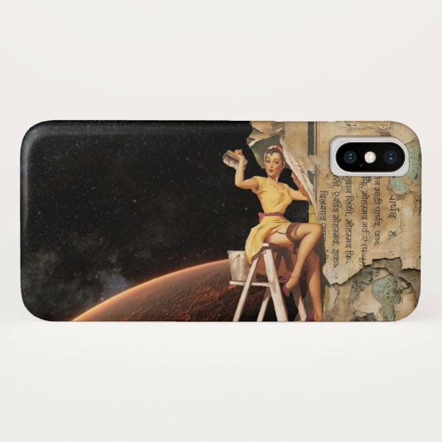 Capa Para iPhone, Case-Mate Design do vintage (Verso (Horizontal))
