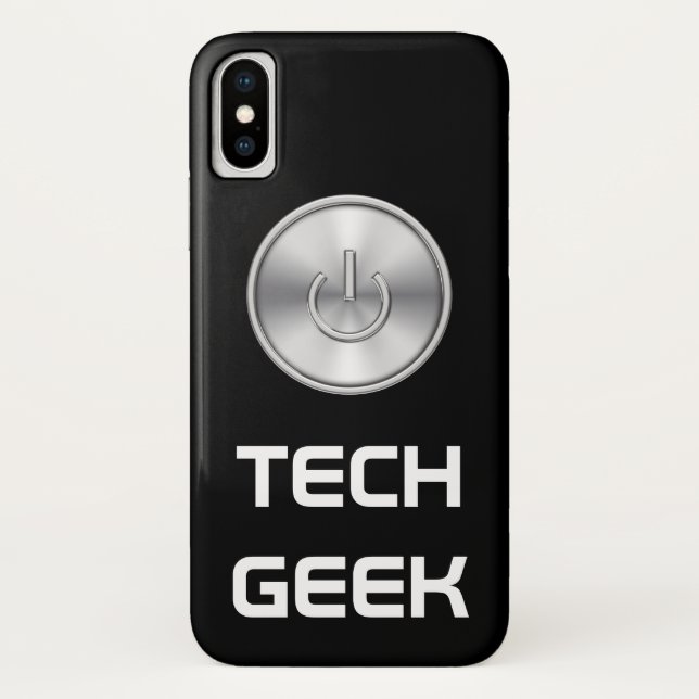 Capa Para iPhone, Case-Mate Design Engraçado de Geeks de Tecnologia (Verso)