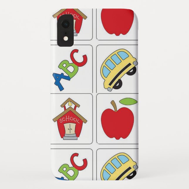 Capa Para iPhone, Case-Mate Design escolar de professores (Verso)