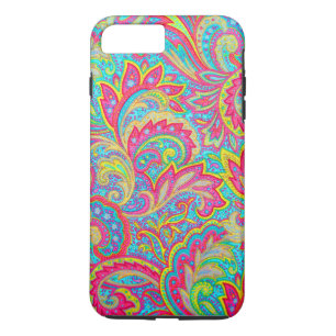 Capa iPhone 8 Plus/7 Plus design floral colorido
