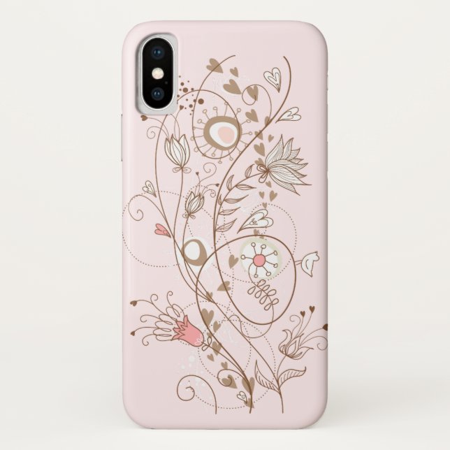 Capa Para iPhone, Case-Mate Design Floral Elegante (Verso)