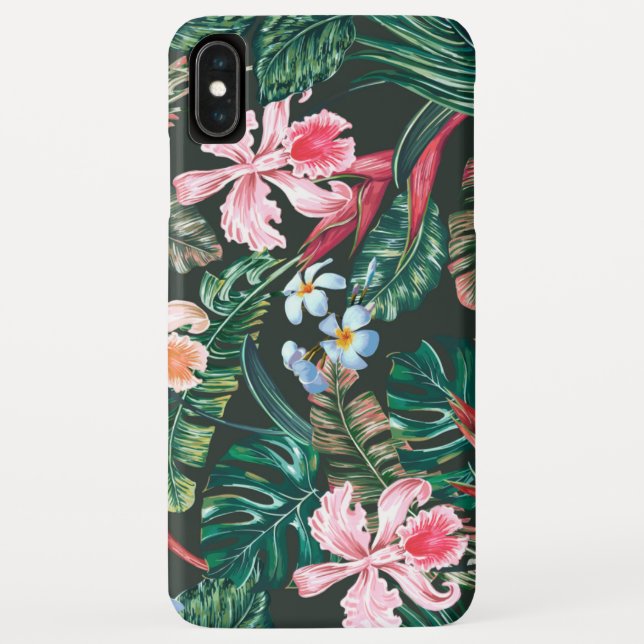 Capa Para iPhone, Case-Mate Design floral tropical contínuo (Verso)