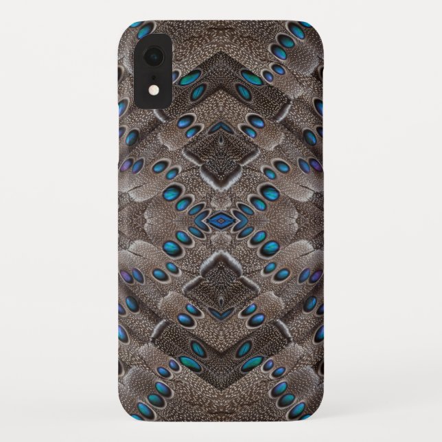 Capa Para iPhone, Case-Mate Design Fractal Pena de Faisão (Verso)