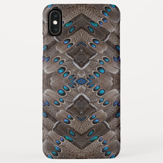 Capa Para iPhone, Case-Mate Design Fractal Pena de Faisão (Verso)