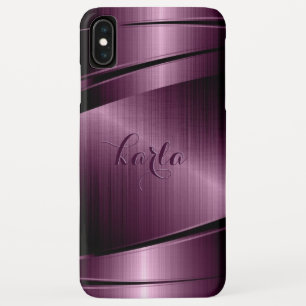 Capa Para iPhone Da Case-Mate Design Geométrico Burgundy - Vermelho Metálico