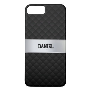 Capa iPhone 8 Plus/7 Plus Design Geométrico Negro