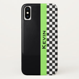 Capa Para iPhone X Design iPhone X com faixa de corridas verdes