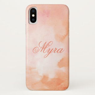 Capa Para iPhone Da Case-Mate Design Phone/iPad de cor d'água rosa e cor de pê