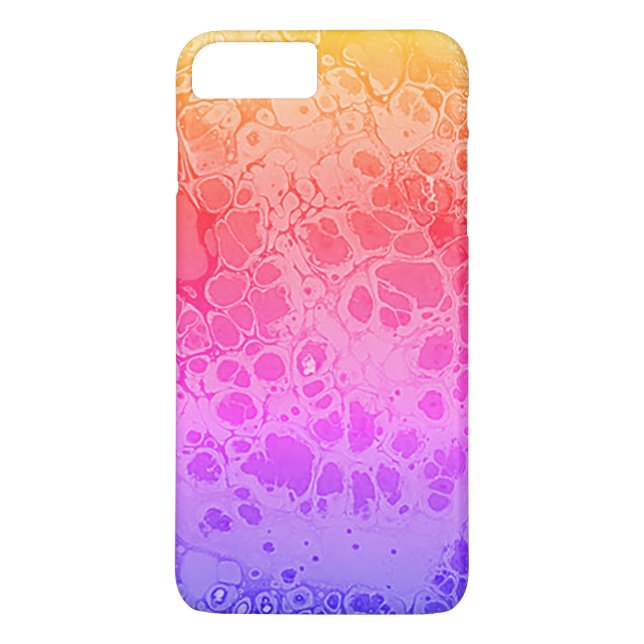 Capa Para iPhone, Case-Mate Despejo acrílico na canvas. (Verso)