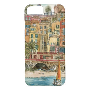Capa Para iPhone Da Case-Mate Destinos Praia e Edifícios Aquarela