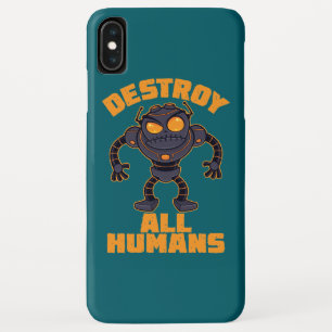 Capa Para iPhone Da Case-Mate Destrua Todos os Humanos e Robôs Zangados