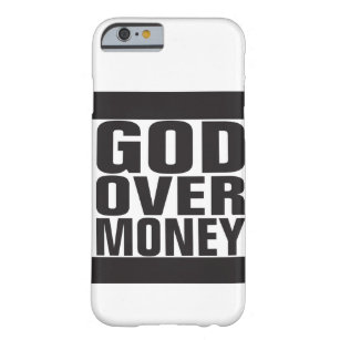 Capa Barely There Para iPhone 6 Deus sobre o dinheiro